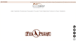 Desktop Screenshot of foxpointapts.com